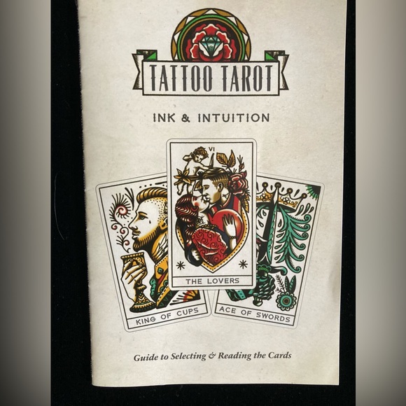 TATTOO TAROT Ink & Intuition Cards & Guidebook By Megamunden & D.McMahon Collis - Picture 3 of 8